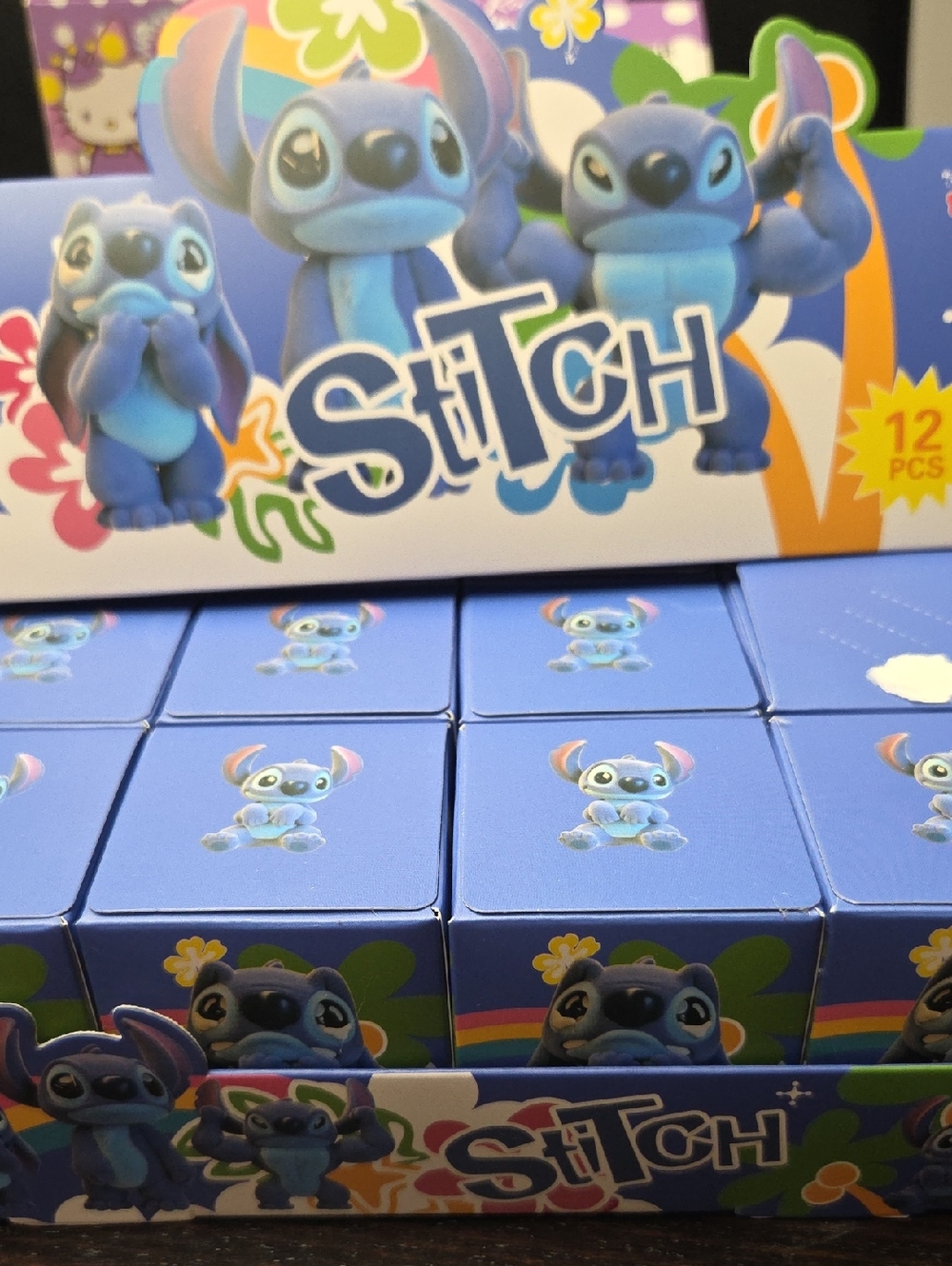 Blue Stitch-Inspired Kids Figurine - Playset Pack Whole Blind Box 12 Pieces